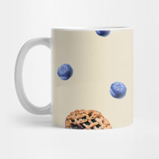 Blueberry pie pattern Mug